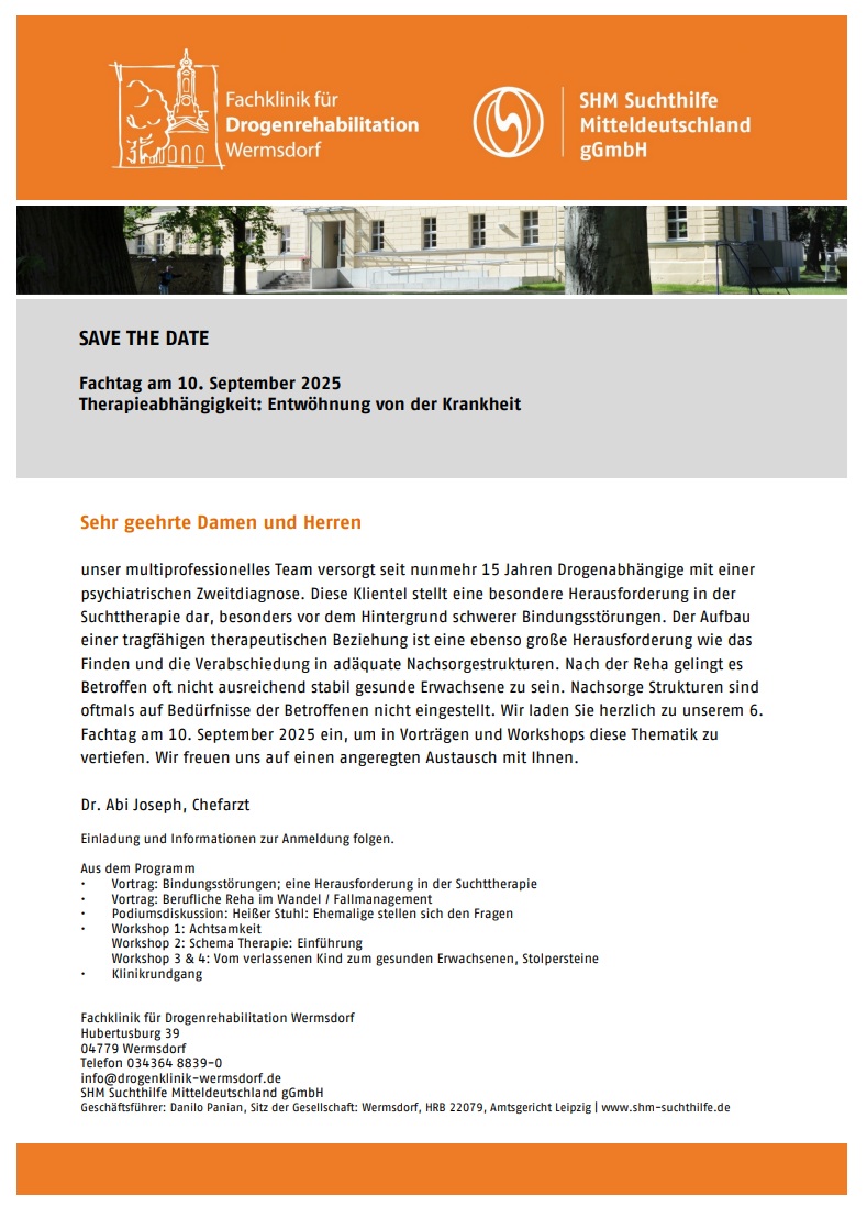 Einladung zum Fachtag am 10. September 2025