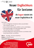 Plakat mit britischem Herz