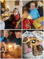 Bildcollage Weihnachtsfeier