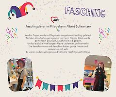 Artikel zum Fasching im Heim