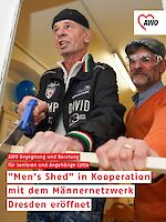Eröffnung der Männer Holzwerkstatt